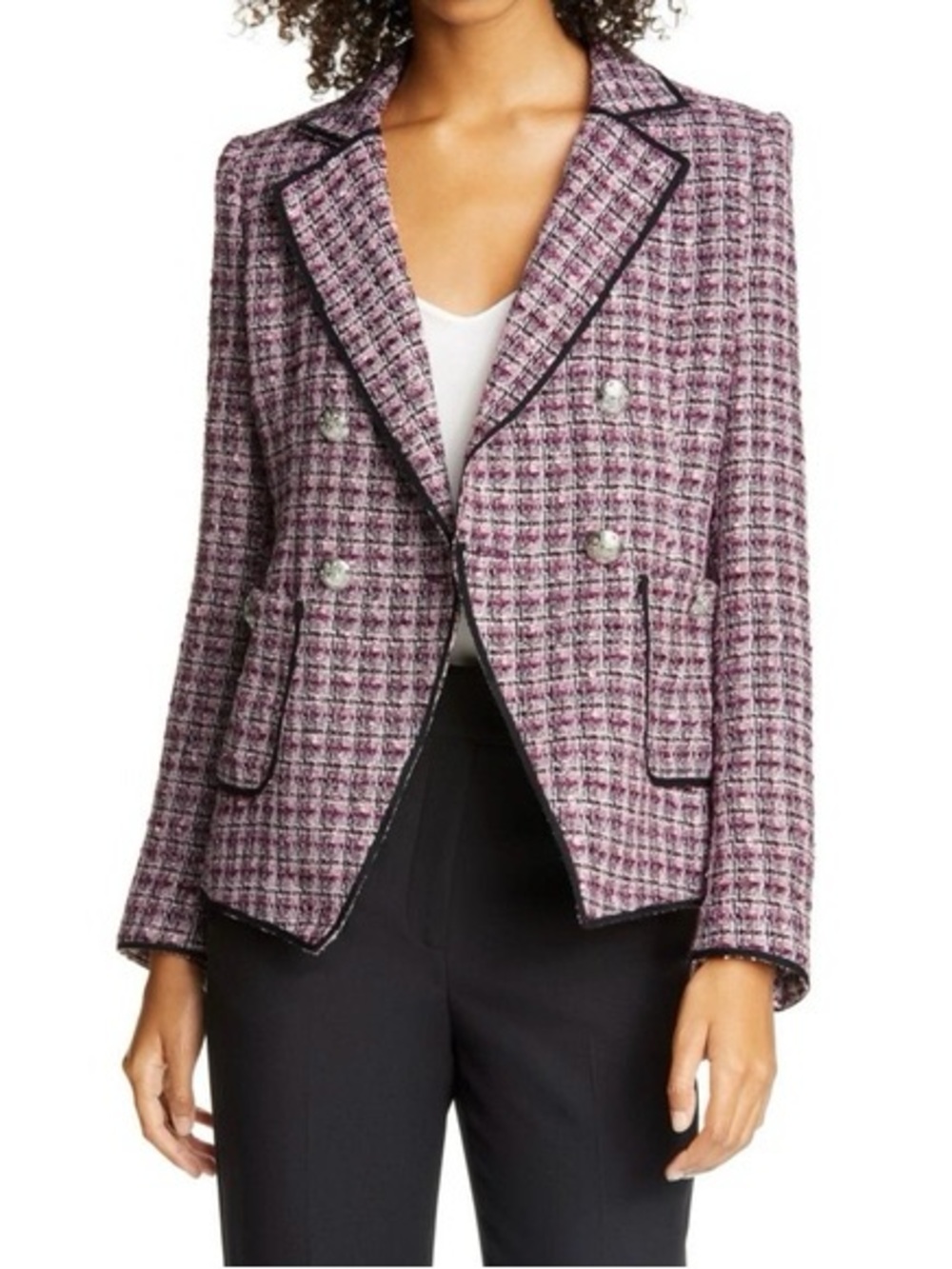 Veronica Beard Theron Tweed‎ Jacket Size 8